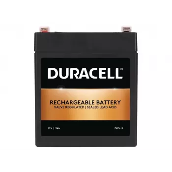 Duracell DR5-12 12V 5Ah VRLA Įkraunama Baterija – Sandarus Švino Rūgšties, AGM Nereikalaujantis Priežiūros