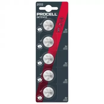 DURACELL Procell CR2032 3V ličio monetinė baterija (5 vnt. lizdinė pakuotė)