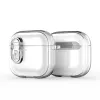 Dux Ducis Apple AirPods 4 PECL Series PC+TPU dėklas su kabliu Skaidrus