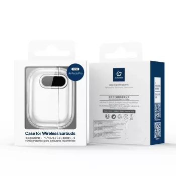 Dux Ducis Apple AirPods 4 PECL Series PC+TPU Dangtelis su Kabliuku Pilkas