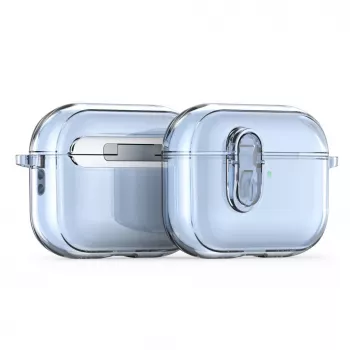 Dux Ducis Apple AirPods Pro 3 PECL Series PC+TPU dėklas su kabliuku mėlynas