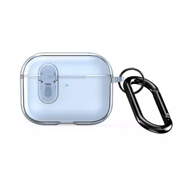 Dux Ducis Apple AirPods Pro 3 PECL Series PC+TPU dėklas su kabliuku mėlynas