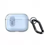 Dux Ducis Apple AirPods Pro 3 PECL Series PC+TPU dėklas su kabliuku mėlynas