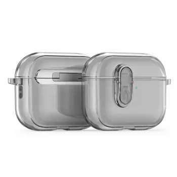 Dux Ducis Apple AirPods Pro 3 PECL Series PC+TPU dangtelis su kabliuku pilkas