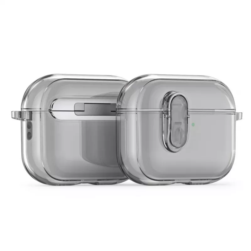 Dux Ducis Apple AirPods Pro 3 PECL Series PC+TPU dangtelis su kabliuku pilkas