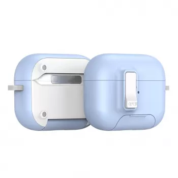 Dux Ducis Apple AirPods Pro 3 PECQ Series PC+TPU Cover with Hook White Blue