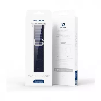 Dux Ducis Apple Buckle Sport Band, skirta Apple Watch 42/44/45/46/49MM, tamsiai mėlyna