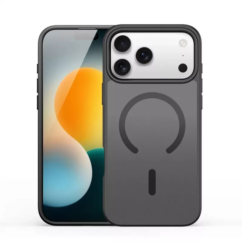 Dux Ducis Apple iPhone 17 Pro Max YIND PC+TPU Dėklas su MagSafe Juodas