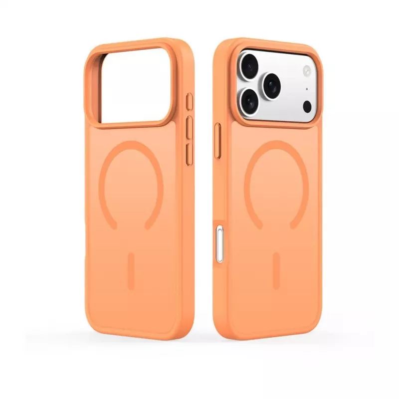 Dux Ducis Apple iPhone 17 Pro Max YIND PC+TPU dėklas su MagSafe Oranžinis