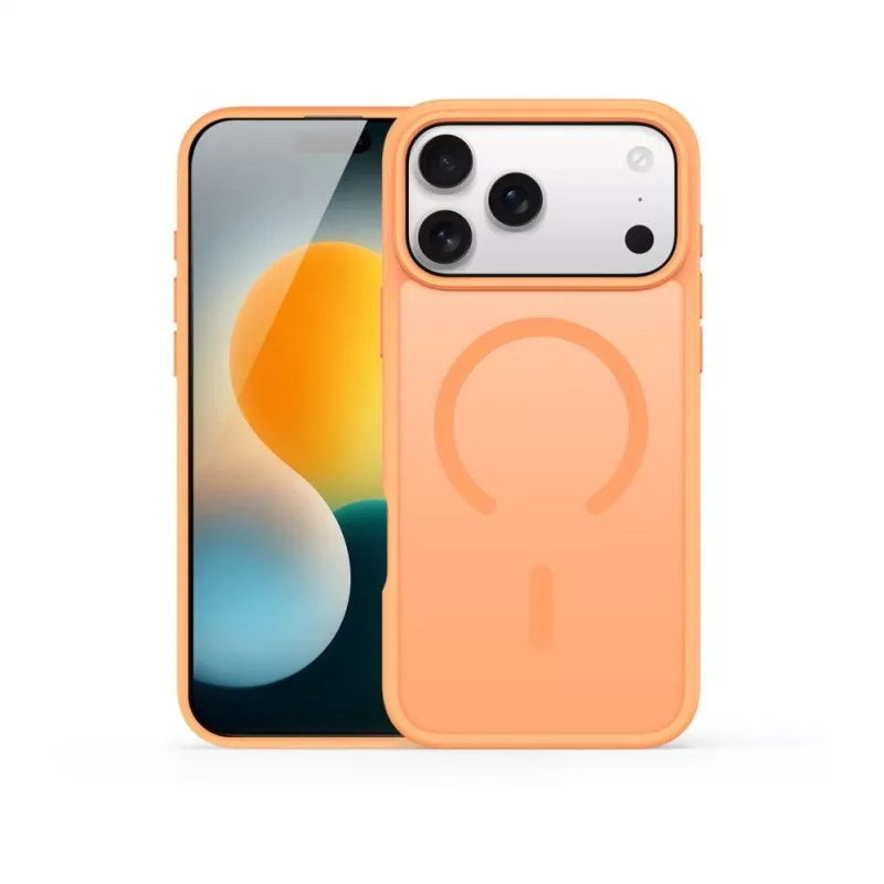 Dux Ducis Apple iPhone 17 Pro Max YIND PC+TPU dėklas su MagSafe Oranžinis