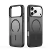 Dux Ducis Apple iPhone 17 Pro YIND PC+TPU Dėklas su MagSafe Juodas