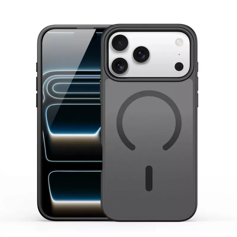 Dux Ducis Apple iPhone 17 Pro YIND PC+TPU Dėklas su MagSafe Juodas
