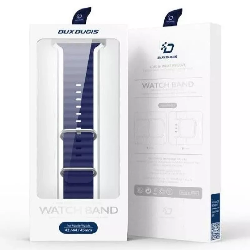 Dux Ducis Apple Silicone Strap for Apple Watch 38/40/41/42mm Navy Blue