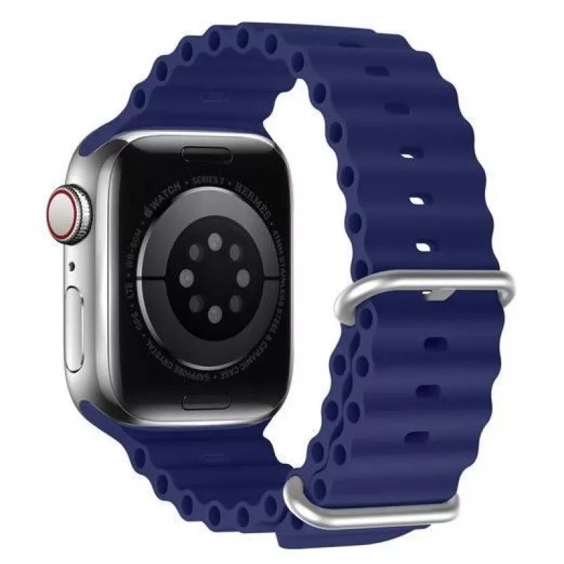 Dux Ducis Apple Silicone Strap for Apple Watch 38/40/41/42mm Navy Blue