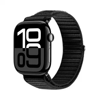 Dux Ducis Apple Watch 38/40/41/42mm YE Nylon Braided Loop Wrist Strap Black