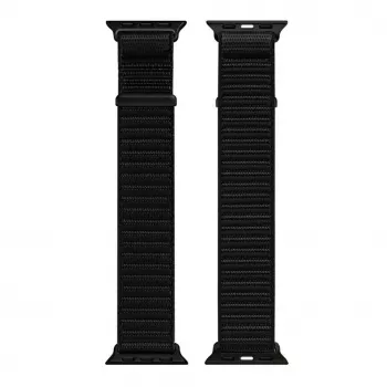 Dux Ducis Apple Watch 42/44/45/46/49mm YE Nylon Braided Loop Wrist Strap Black