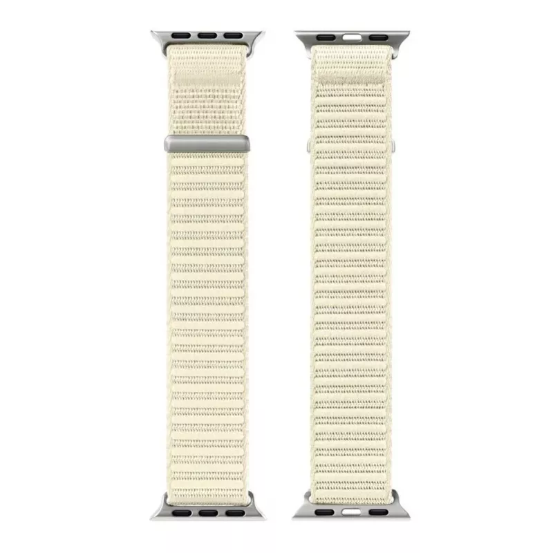 Dux Ducis Apple Watch 42/44/45/46/49MM YE Nylon Braided Loop Wrist Strap Starlight