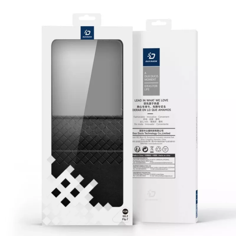DUX DUCIS Bril Dėklas, skirtas Samsung Galaxy Z Flip7 5G - Juoda