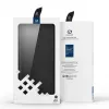 Dux Ducis Bril Series Flip Wallet Case, skirtas Samsung Galaxy Z Fold4, juoda, aukštos kokybės PU oda su stovu ir kortelių kišenėmis