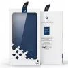 Dux Ducis Bril Series Flip Wallet Case, skirtas Samsung Galaxy Z Fold4, tamsiai mėlyna