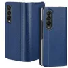 Dux Ducis Bril Series Flip Wallet Case, skirtas Samsung Galaxy Z Fold4, tamsiai mėlyna