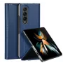 Dux Ducis Bril Series Flip Wallet Case, skirtas Samsung Galaxy Z Fold4, tamsiai mėlyna