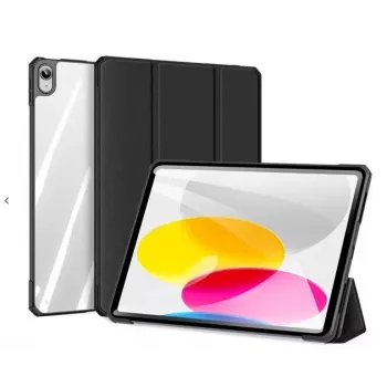 Dux Ducis Copa Case, skirta iPad 10,9 inch 2022 (10-osios kartos), Smart Cover stovas, juoda