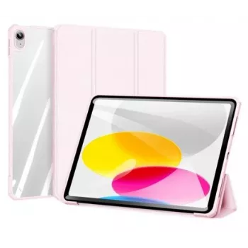 Dux Ducis Copa Case, skirta iPad 10,9 inch 2022 (10-osios kartos) Smart Cover stovas, rožinė