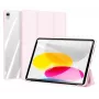 Dux Ducis Copa Case, skirta iPad 10,9 inch 2022 (10-osios kartos) Smart Cover stovas, rožinė