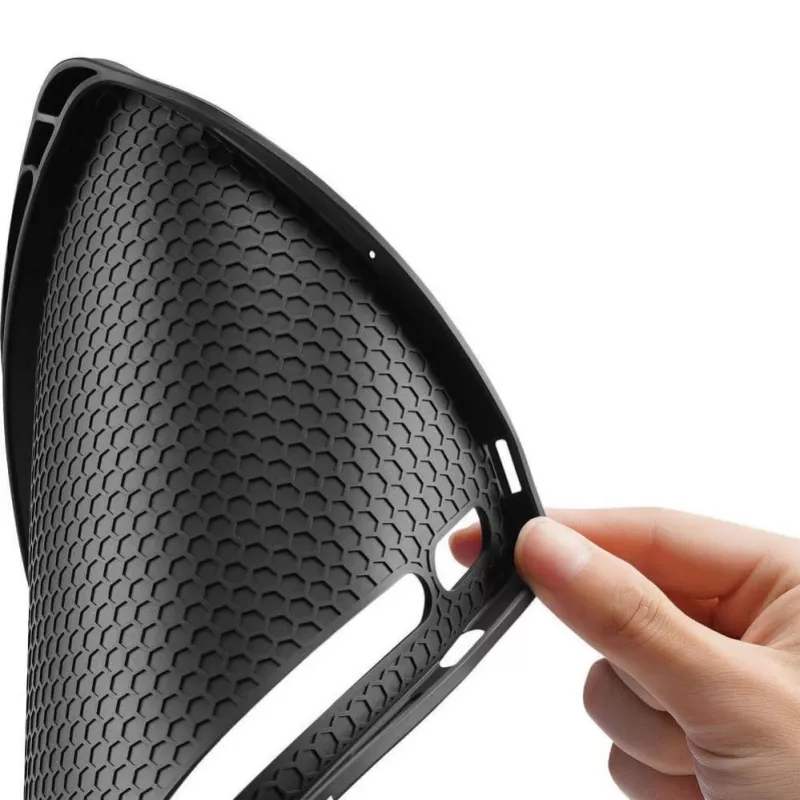 Dux Ducis Domo Series Sulankstomas Dėklas su Laikikliui Pieštukui, skirtas Samsung Galaxy Tab S9 FE/S10 FE, Juodas