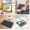 Dux Ducis Domo Series Sulankstomas Dėklas su Laikikliui Pieštukui, skirtas Samsung Galaxy Tab S9 FE/S10 FE, Juodas