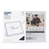 Dux Ducis Domo Series Tri-fold Stand PU Leather Tablet Cover, skirta Samsung Galaxy Tab A9 / Tab A11, mėlyna