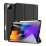 Dux Ducis Domo Series Tri-fold Stand PU Leather Tablet Cover, skirtas Xiaomi Redmi Pad 7/7 Pro, juoda