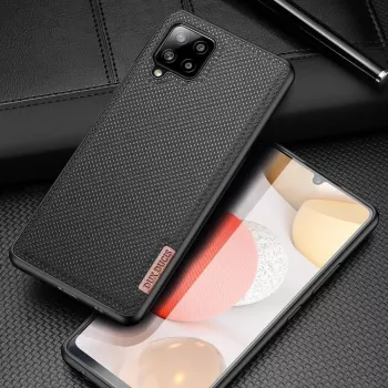 Dux Ducis Fino Samsung A42 5G Black Flip Wallet Case