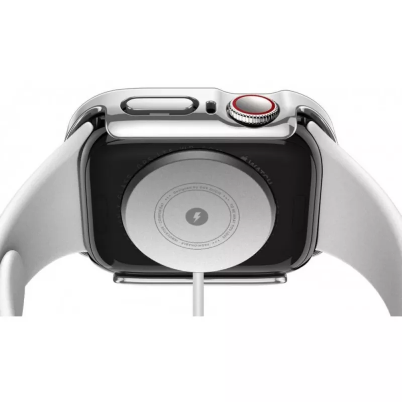 Dux Ducis Hamo Apple Watch Series 7/8/9 Dėklas (PC) 41mm Sidabrinis
