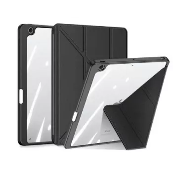 Dux Ducis Magi Case, skirta iPad 10.9 2022 (10-osios kartos), dėklas su laikikliui rašikliui, Smart Cover, stovas, juoda