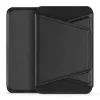 Dux Ducis Magnetinis PU odinis dėklas su pinigine ir stovu, skirtas Apple iPhone 13 Pro Max - juodas