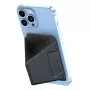 Dux Ducis Magnetinis PU odinis dėklas su pinigine ir stovu, skirtas Apple iPhone 13 Pro Max - juodas