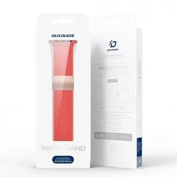 Dux Ducis Mixture Pro Stretchable Braided Watch Strap for Apple Watch 38/40/41 mm - Guava