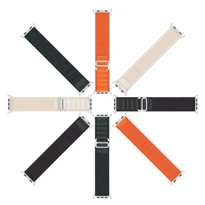 Dux Ducis Nylon Strap for Apple Watch 42/44/45/49 mm Orange
