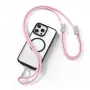 Dux Ducis Plaz Cross-Body Phone Strap Light Pink
