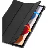 Dux Ducis Redmi Pad 2 Pro Domo Series Tri-fold Stand PU Leather Tablet Cover Black