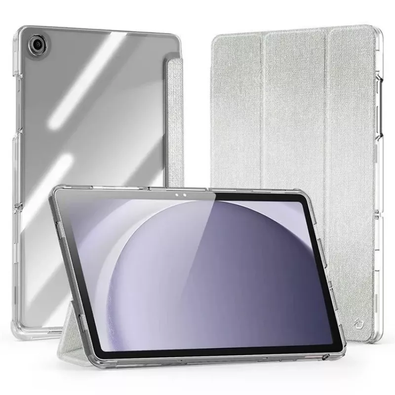 Dux Ducis Samsung Galaxy Tab A9 Plus TPU+PC+Leather Clear Case Light Green