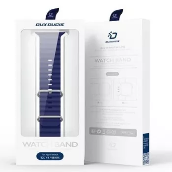 Dux Ducis Silicone Sport Band, skirtas Apple Watch 45/44/42 mm – tamsiai mėlyna