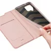 DUX DUCIS Skin Pro Flip Case, skirta Samsung Galaxy A54 5G, rožinė, PU oda su kortelių kišene ir stovu