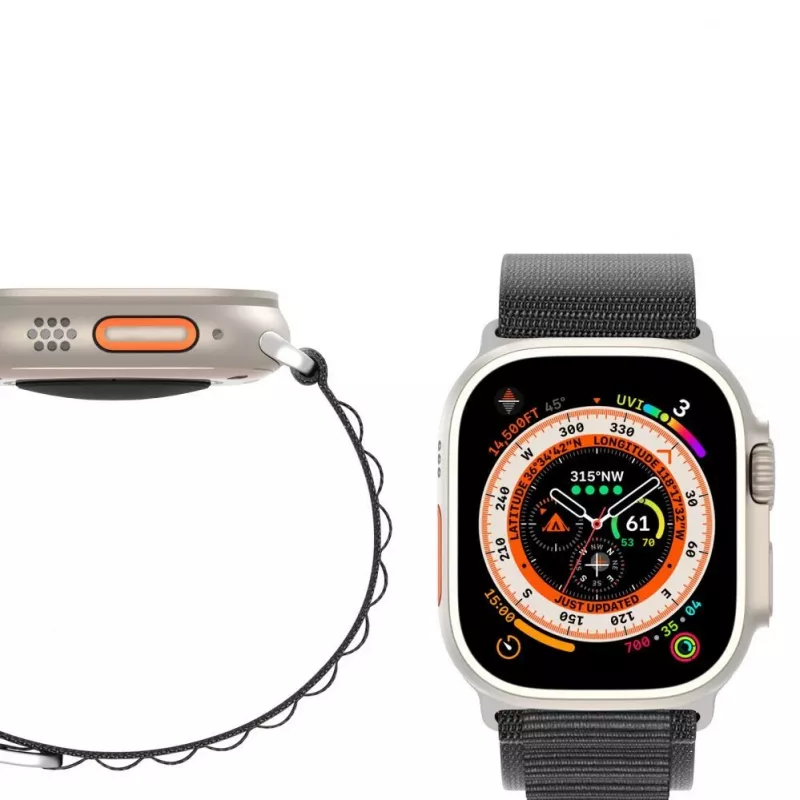 Dux Ducis Sport Buckle Strap for Apple Watch 38/40/41/42mm Black
