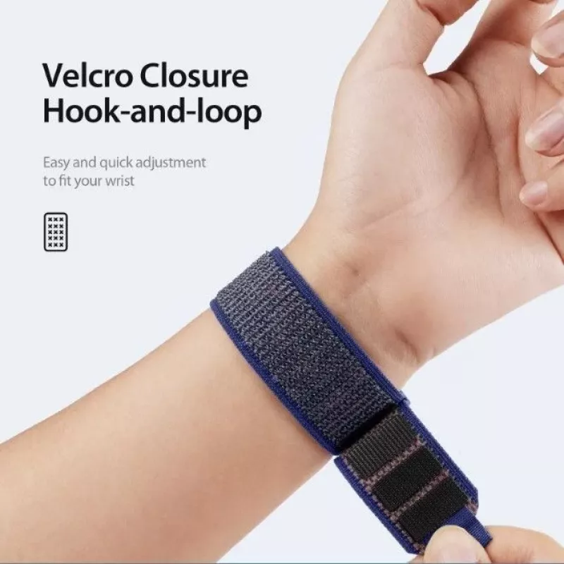 Dux Ducis Sport Velcro Strap for Apple Watch 42/44/45/46/49mm Blue