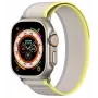 Dux Ducis Sport Velcro Strap, skirtas Apple Watch 9 / 8 / 7 / 6 / SE / 5 / 4 / 3 / 2 / 1 (38, 40, 41 mm) Geltona