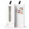 DUX DUCIS Nerūdijančio plieno grandinėlė Apple Watch 7/6/5/4/3/2/SE (41/40/38 mm) sidabrinė