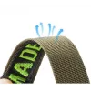 Dux Ducis Strap (Outdoor Version), skirtas Apple Watch Ultra, SE, 8, 7, 6, 5, 4, 3, 2, 1 (49, 45, 44, 42 mm) Nailono juostelė apyrankė Juoda Žalia
